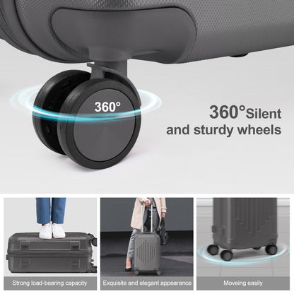Luggage Set – 3 Piece, 28 Inch, Hardshell, Spinner Wheels – detail view 11