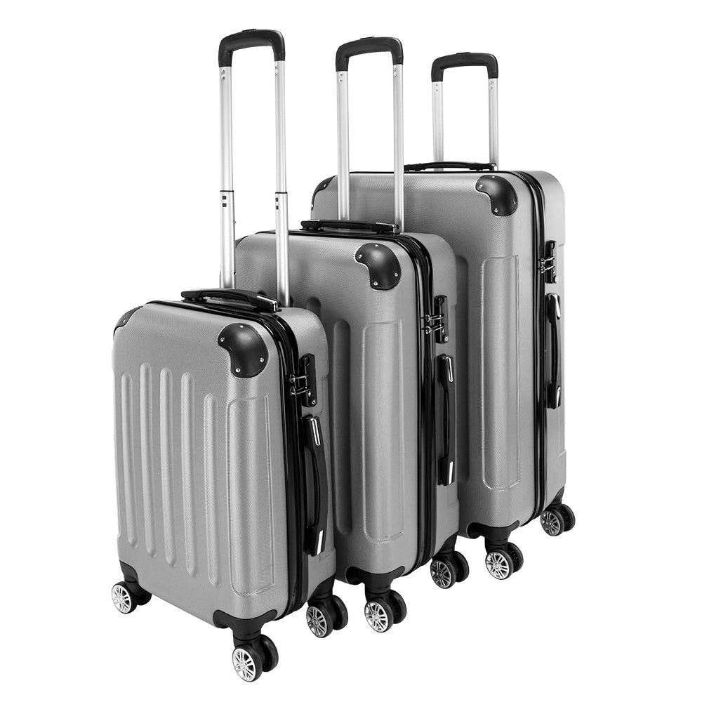 Luggage Set – 3 Piece, 28 Inch, ABS Hardshell, Spinner Wheels – alternate view
