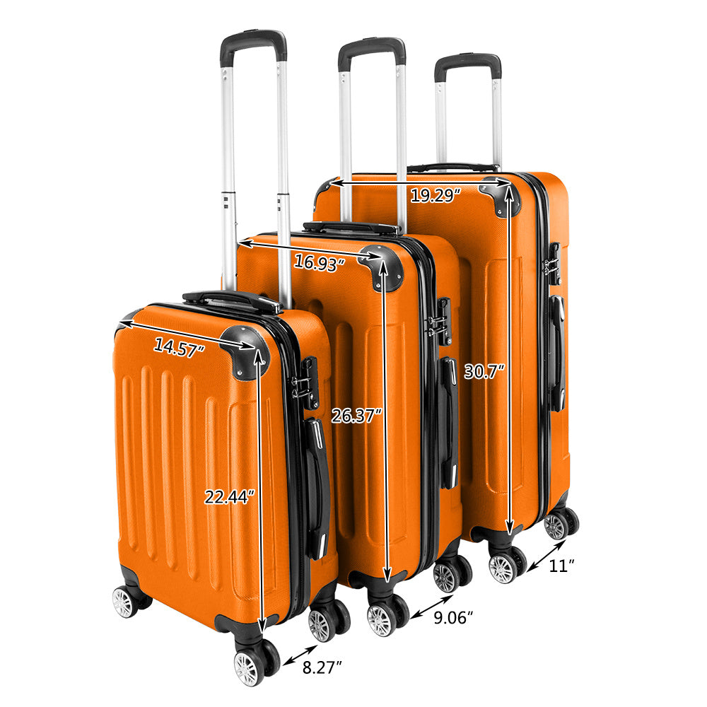 Luggage Set – 3 Piece, 28 Inch, ABS Hardshell, Spinner Wheels – detail view 30