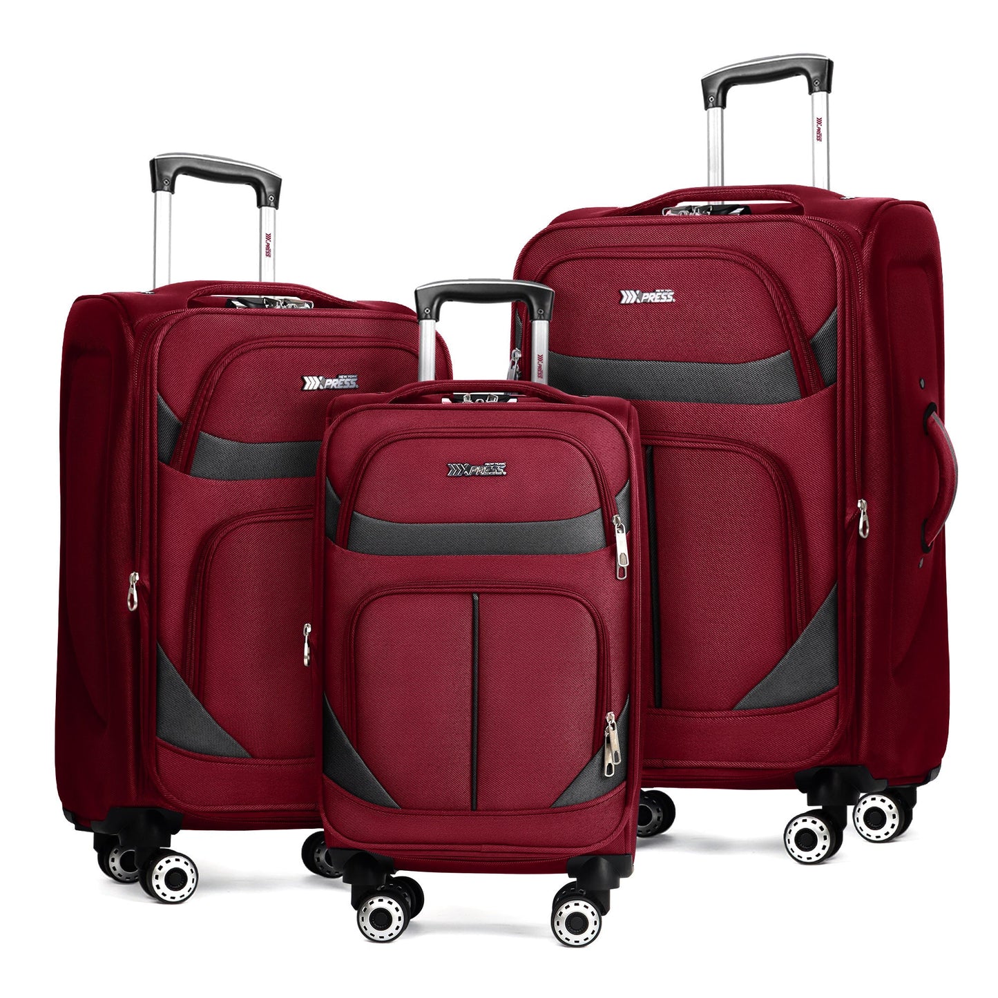 Luggage Set – 3 Piece, 34 Inch, Spinner Wheels, Combination Lock – detail view 39