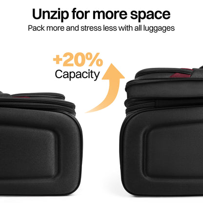 Luggage Set – 3 Piece, 34 Inch, Spinner Wheels, Combination Lock – detail view 30