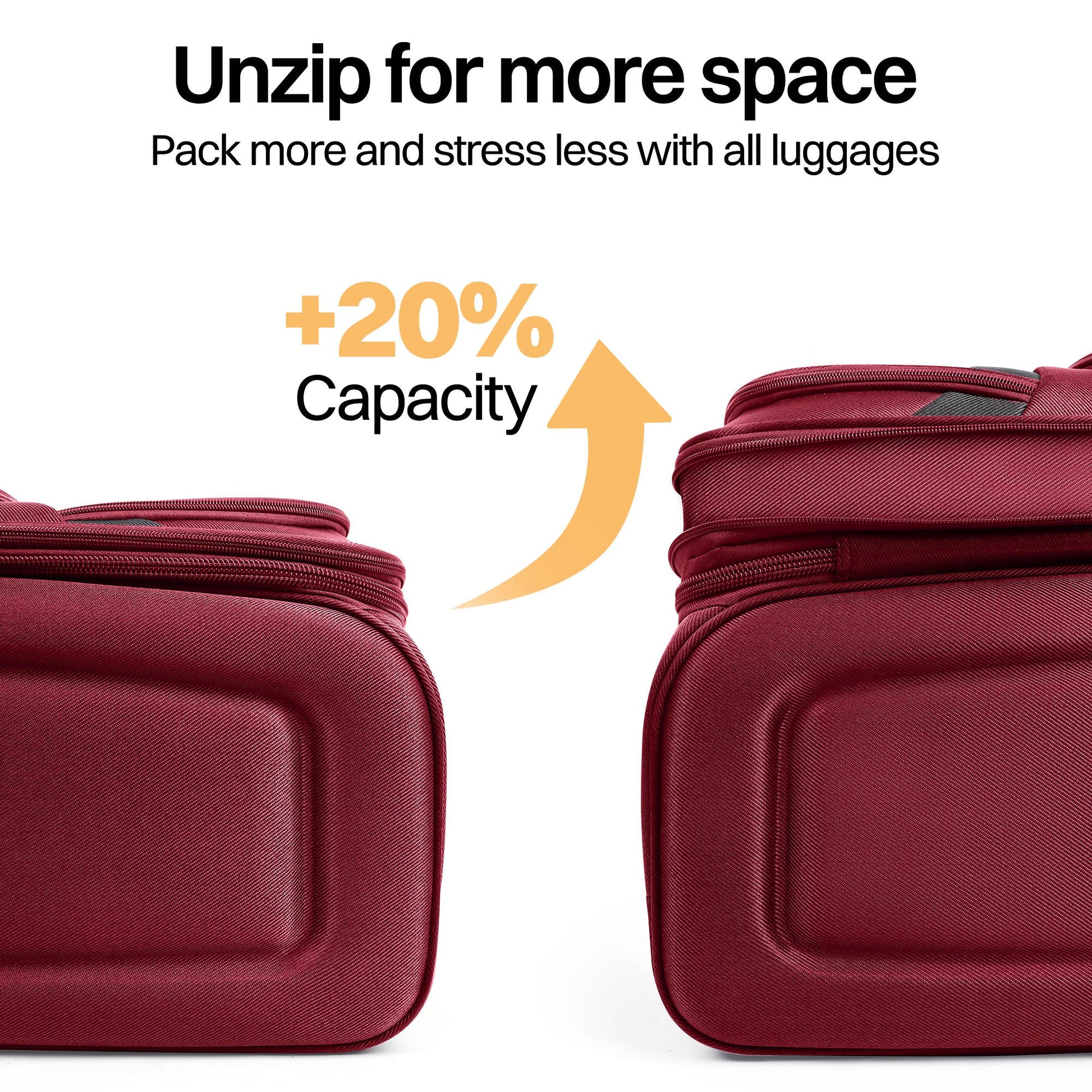 Luggage Set – 3 Piece, 34 Inch, Spinner Wheels, Combination Lock – detail view 40