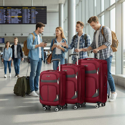 Luggage Set – 3 Piece, 34 Inch, Spinner Wheels, Combination Lock – detail view 46