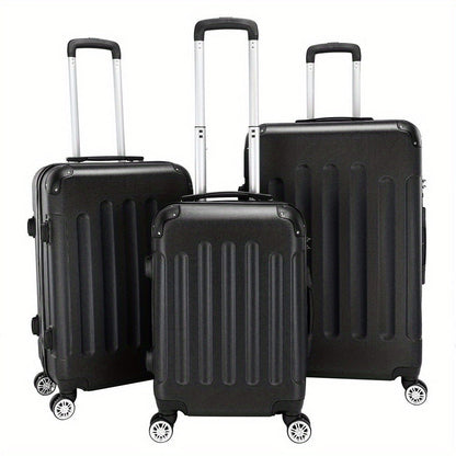 Luggage Set – 3-Piece, ABS Hardshell, TSA Lock, Spinner Wheels – detail view 4