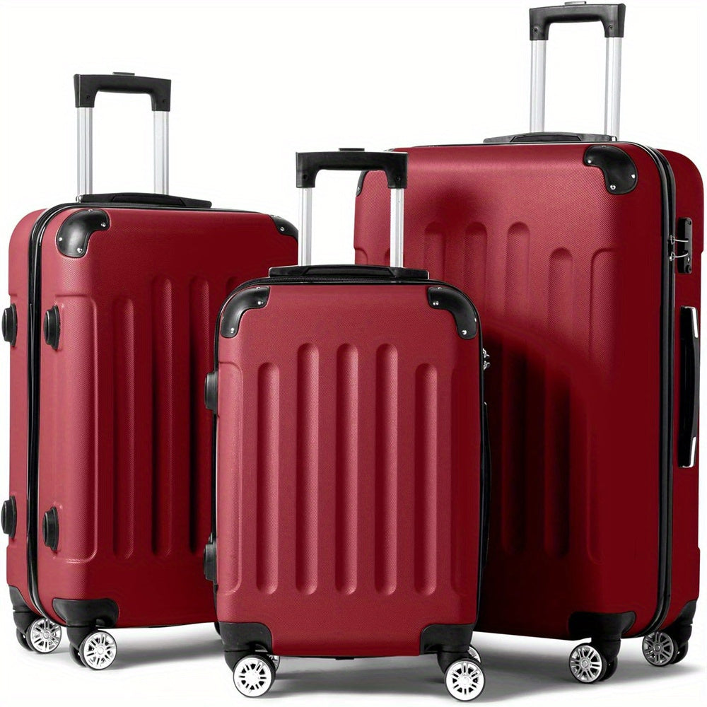 Luggage Set – 3-Piece, ABS Hardshell, TSA Lock, Spinner Wheels – detail view 13