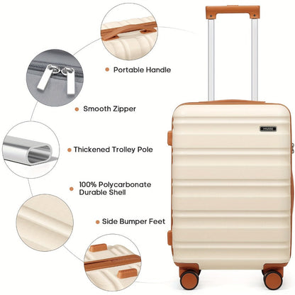 Luggage Set – 3 Piece, Hardshell, TSA Lock, Spinner Wheels – detail view 5
