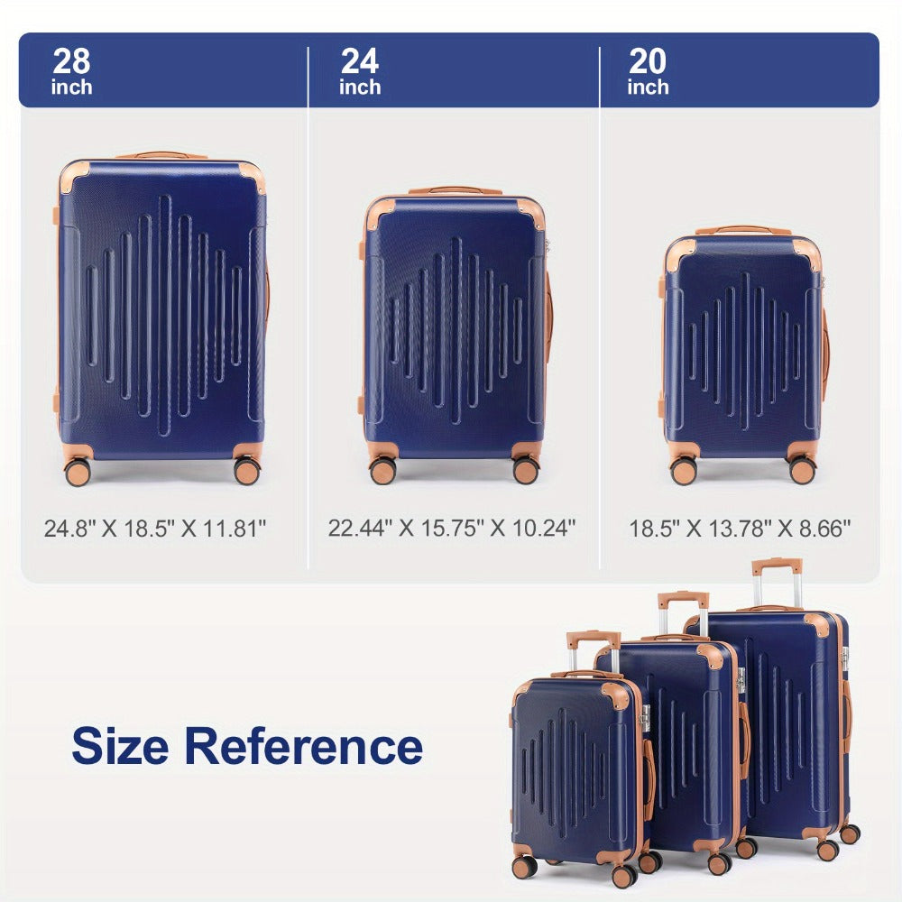 Luggage Set – 3-Piece, Spinner Wheels, TSA Lock, Expandable – detail view 12
