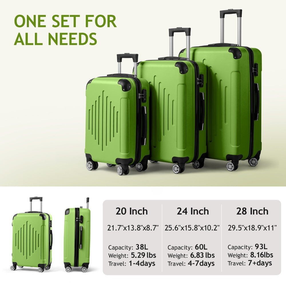 Luggage Set – 3 Piece, Spinner Wheels, TSA Lock, Lightweight – detail view 25