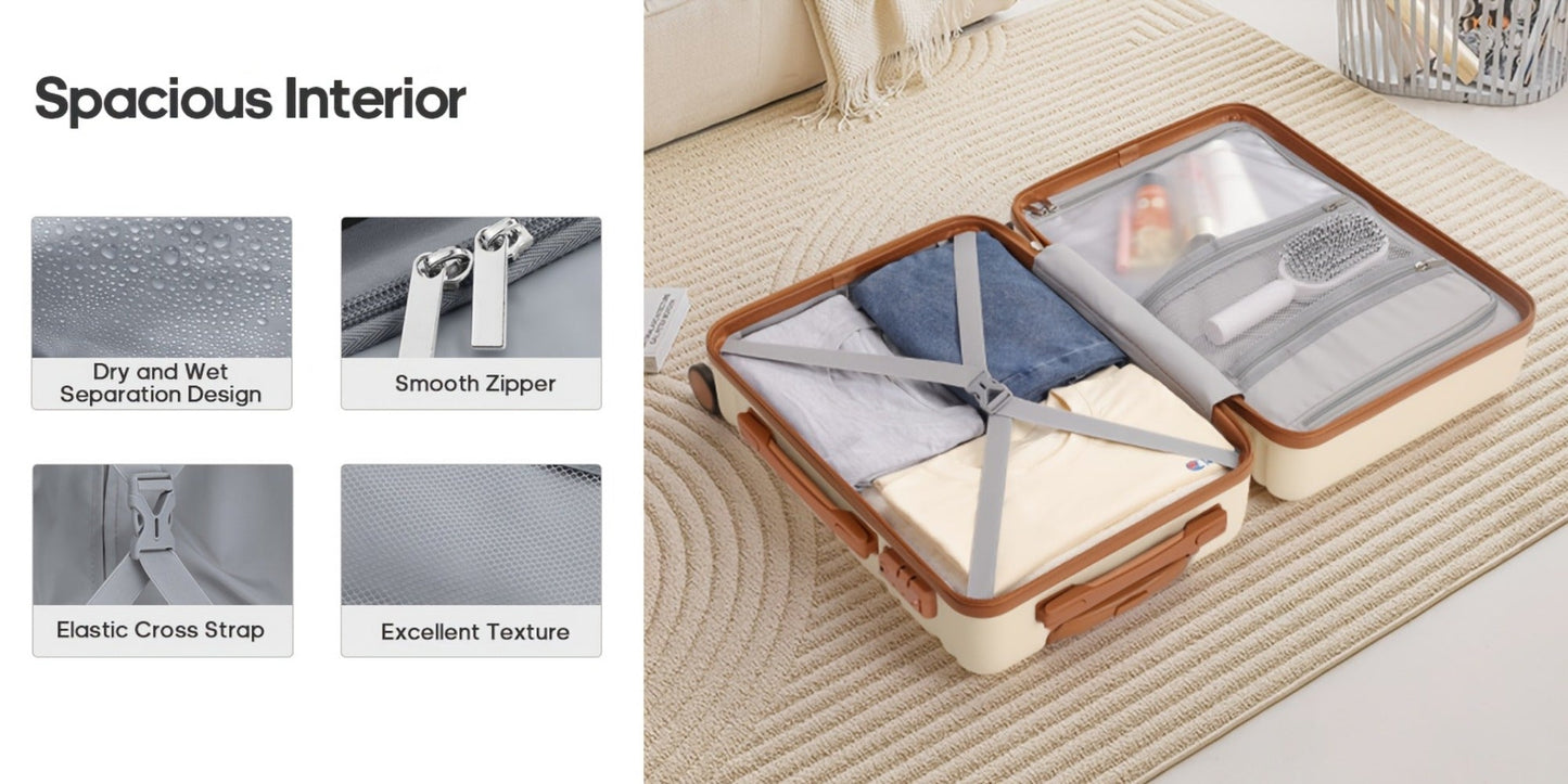 Luggage Set – 3-Piece, TSA Lock, Lightweight, for Travel – detail view 14