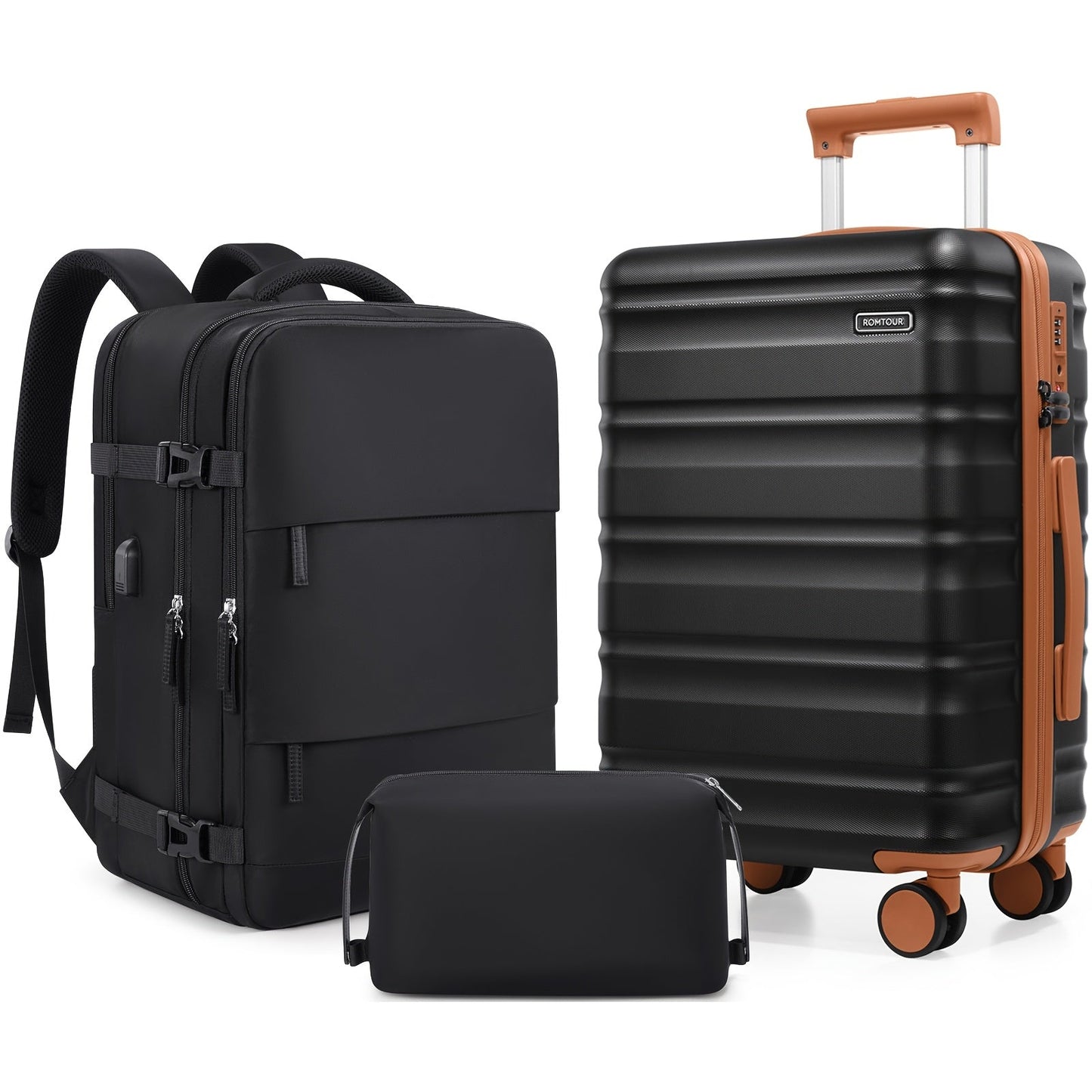 Luggage Set – 3-Piece, TSA Lock, Spinner Wheels, for Travel – detail view 18