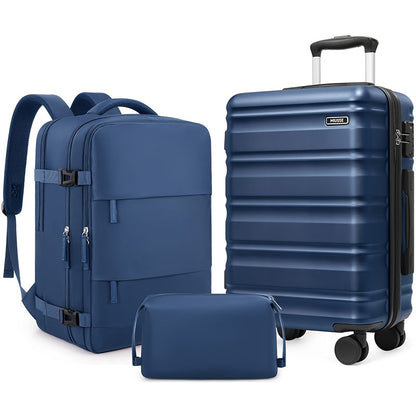 Luggage Set – 3-Piece, TSA Lock, Spinner Wheels, for Travel – detail view 17