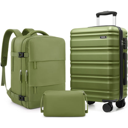Luggage Set – 3-Piece, TSA Lock, Spinner Wheels, for Travel – detail view 4