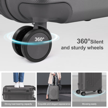 Luggage Set – 5 Piece, 28 Inch, Hardshell, TSA Lock – detail view 26