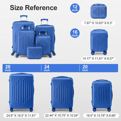Luggage Set – 5 Piece, 28 Inch, Hardshell, TSA Lock – detail view 35