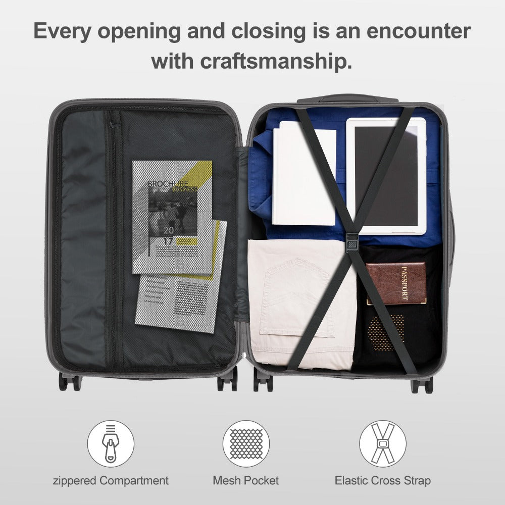 Luggage Set – 5 Piece, 28 Inch, Hardshell, TSA Lock – detail view 22