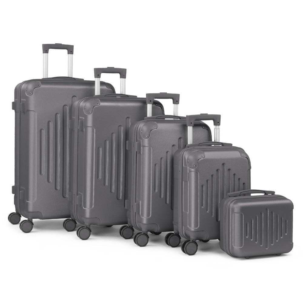 Luggage Set – 5 Piece, 28 Inch, Hardshell, TSA Lock – front view
