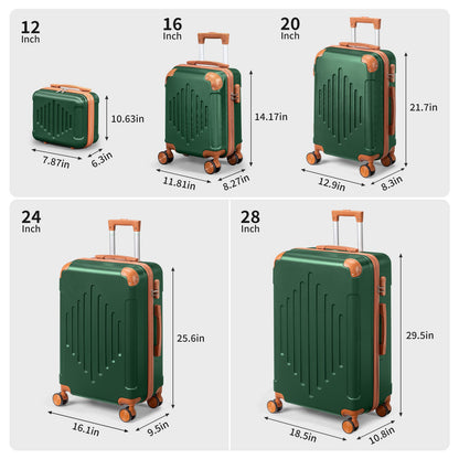 Luggage Set – 5 Piece, 28 Inch, Hardshell, Lightweight – detail view 16
