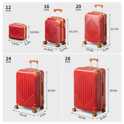 Luggage Set – 5 Piece, 28 Inch, Hardshell, Lightweight – detail view 34
