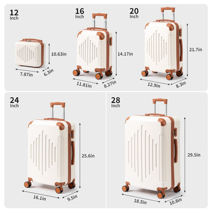Luggage Set – 5 Piece, 28 Inch, Hardshell, Lightweight – detail view 41