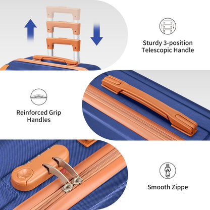 Luggage Set – 5 Piece, 28 Inch, Hardshell, Lightweight – detail view 6