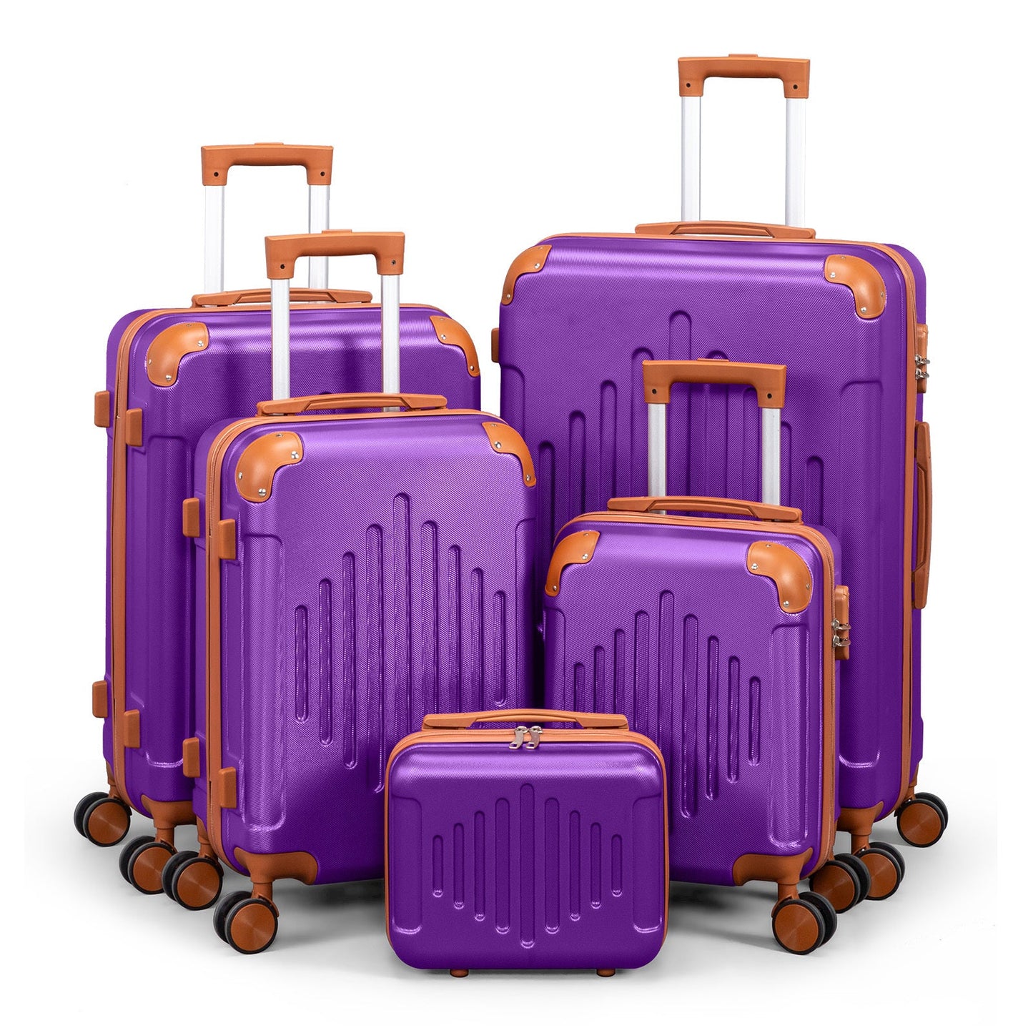 Luggage Set – 5 Piece, 28 Inch, Hardshell, Lightweight – detail view 7