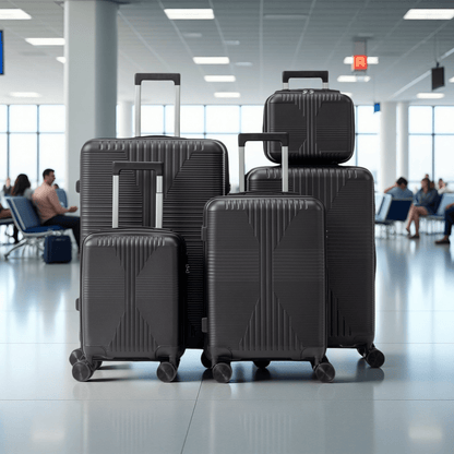 Luggage Set – 5 Piece, 28 Inch, Spinner Wheels, Lightweight – front view