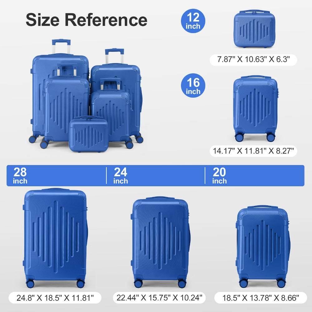 Luggage Set – 5 Piece, 28 Inch, Hardshell, TSA Lock – detail view 26