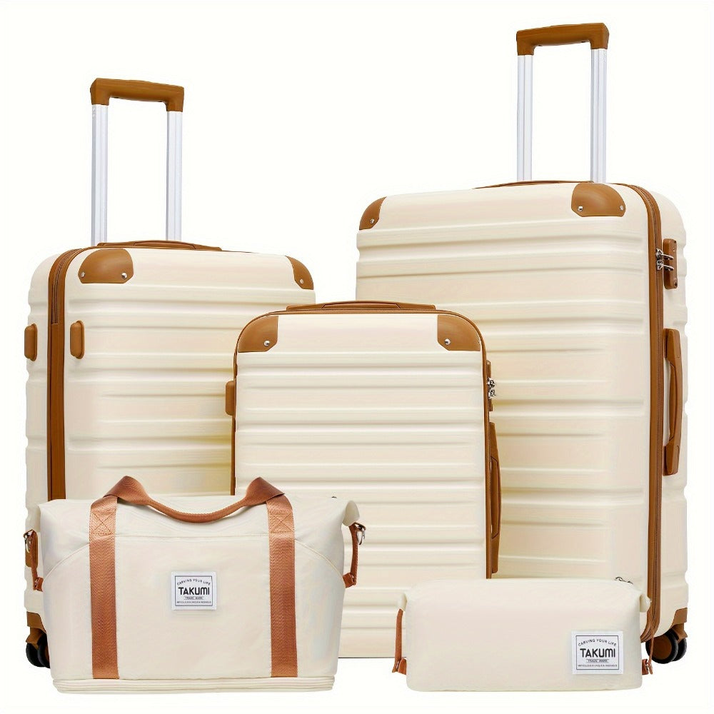 Luggage Set – 5 Piece, 6 Colors, Hardshell, TSA Lock – detail view 7
