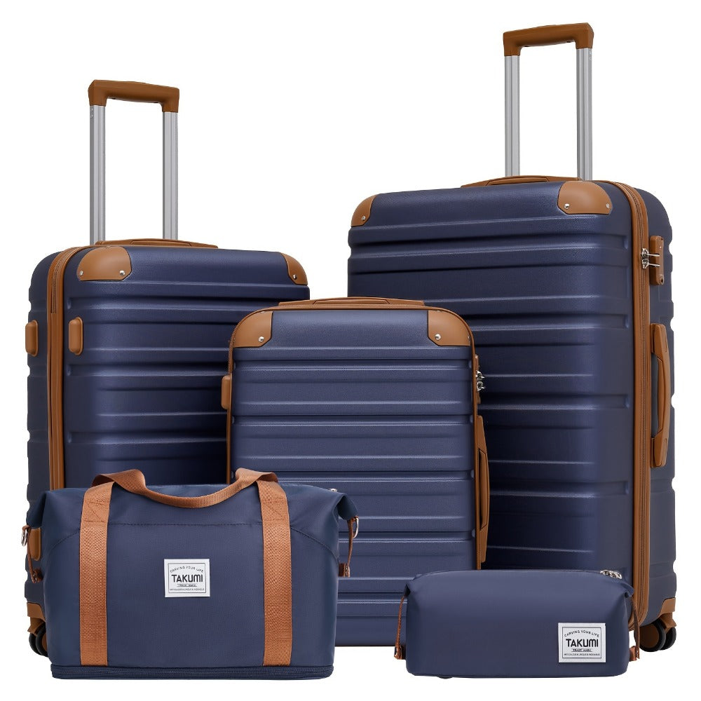 Luggage Set – 5 Piece, 6 Colors, Hardshell, TSA Lock – detail view 12