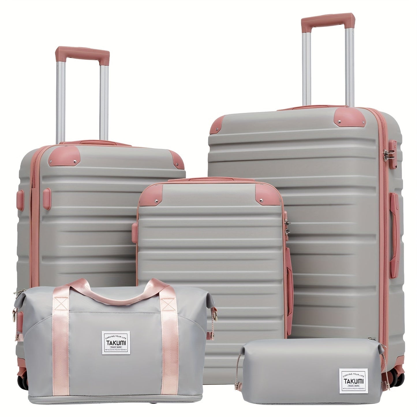 Luggage Set – 5 Piece, 6 Colors, Hardshell, TSA Lock – detail view 3