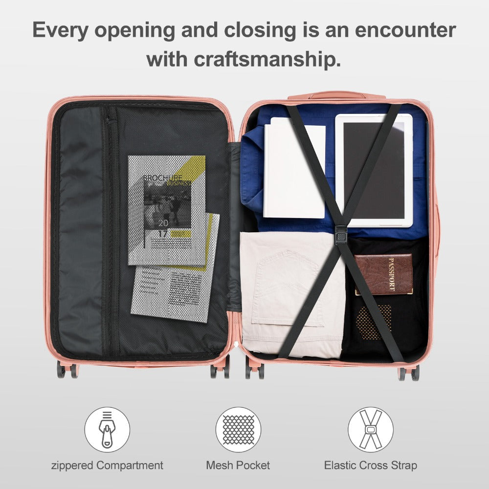 Luggage Set – 5 Piece, TSA Lock, Spinner Wheels, Lightweight – detail view 7