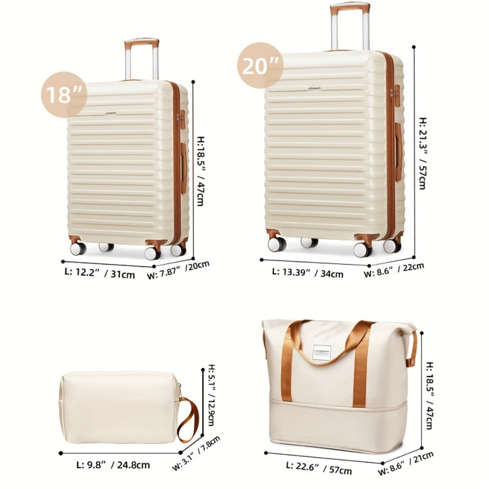 Luggage Set – 6 Piece, 28 Inch, TSA Lock, Expandable – detail view 18