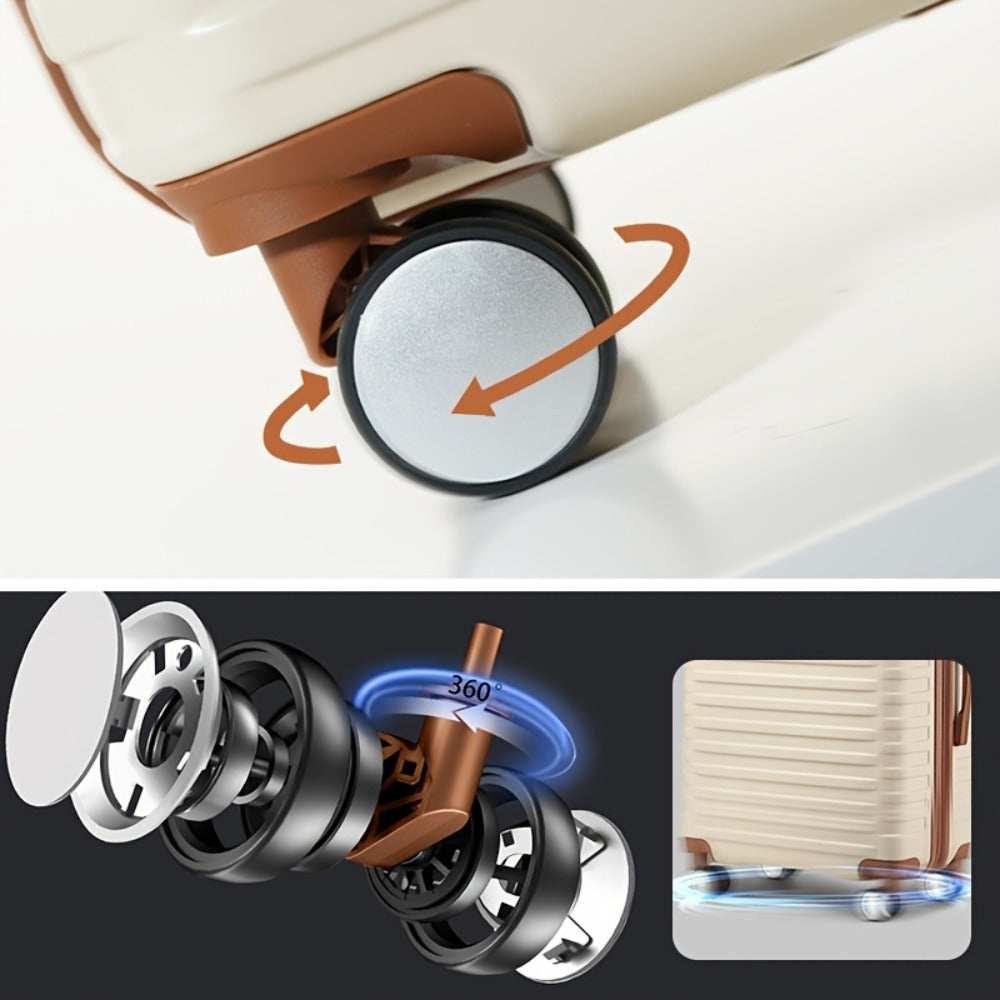 Luggage Set – 6 Piece, 28 Inch, Spinner Wheels, TSA Lock – detail view 7