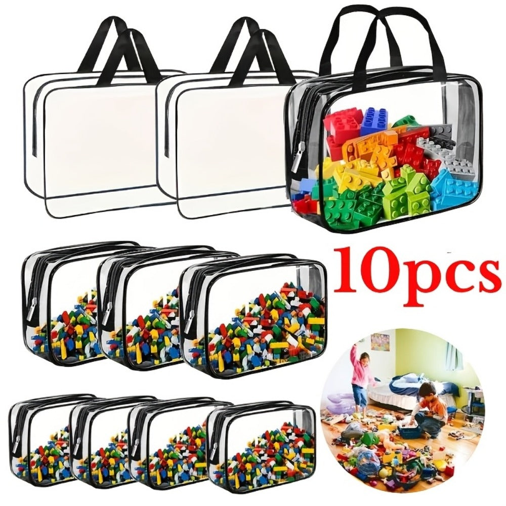Travel Makeup Bag – 10 Piece, Clear, Transparent, Waterproof – detail view 11