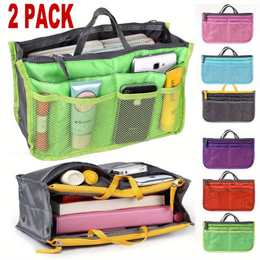 Travel Makeup Bag – 2 Pack, 13 Pockets, for Travel – detail view 4