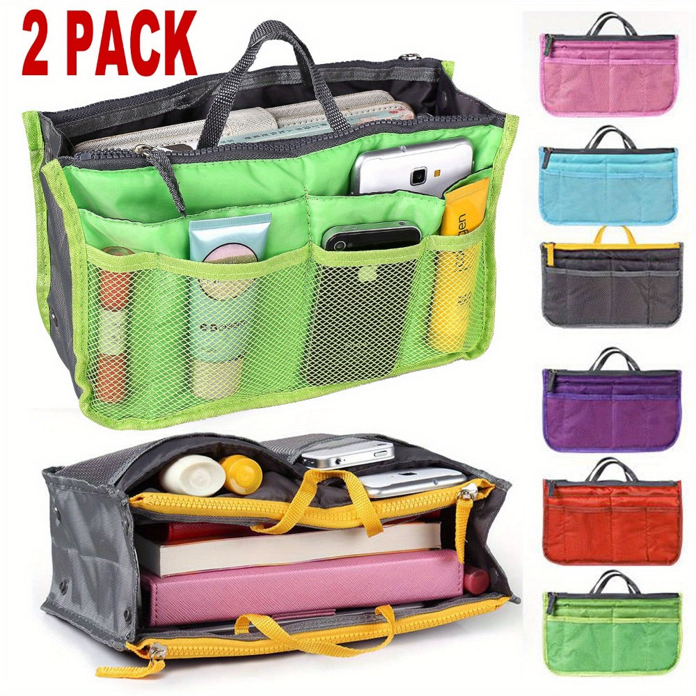Travel Makeup Bag – 2 Pack, 13 Pockets, for Travel – detail view 4