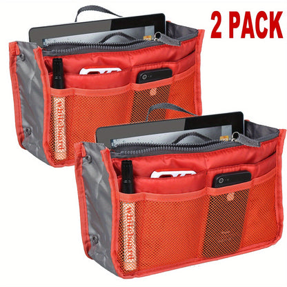 Travel Makeup Bag – 2 Pack, 13 Pockets, for Travel – detail view 2