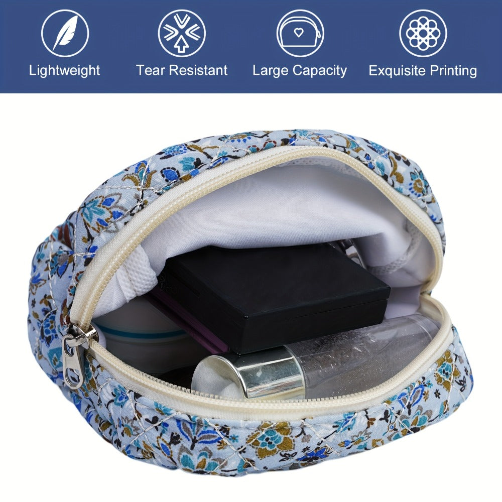 Travel Makeup Bag – 2-Piece, Quilted, for Everyday Use – detail view 8