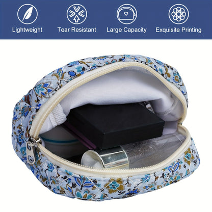 Travel Makeup Bag – 2-Piece, Quilted, for Everyday Use – detail view 8