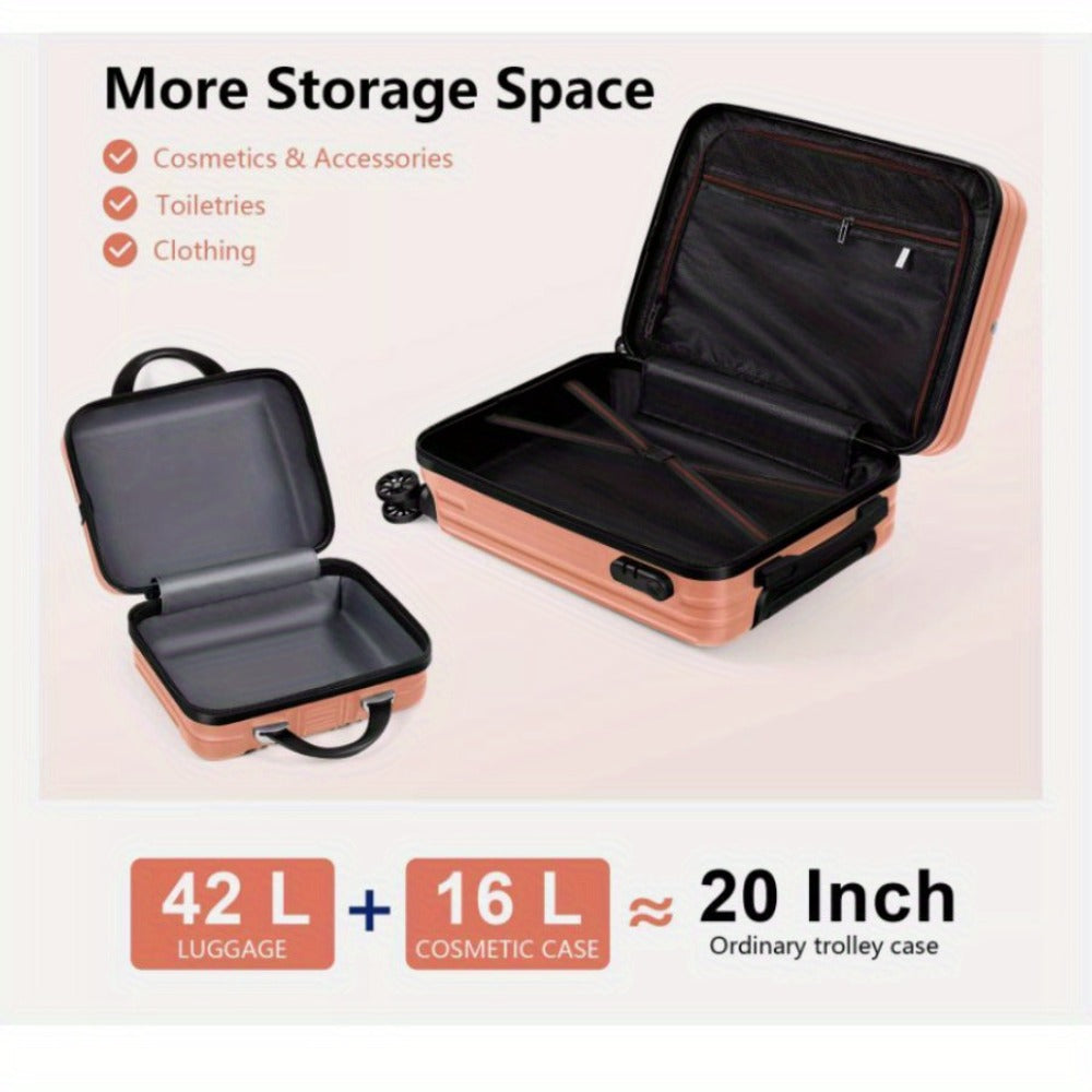 Travel Makeup Bag – 2 Piece, 20 Inch, 14 Inch, Hardshell – detail view 13