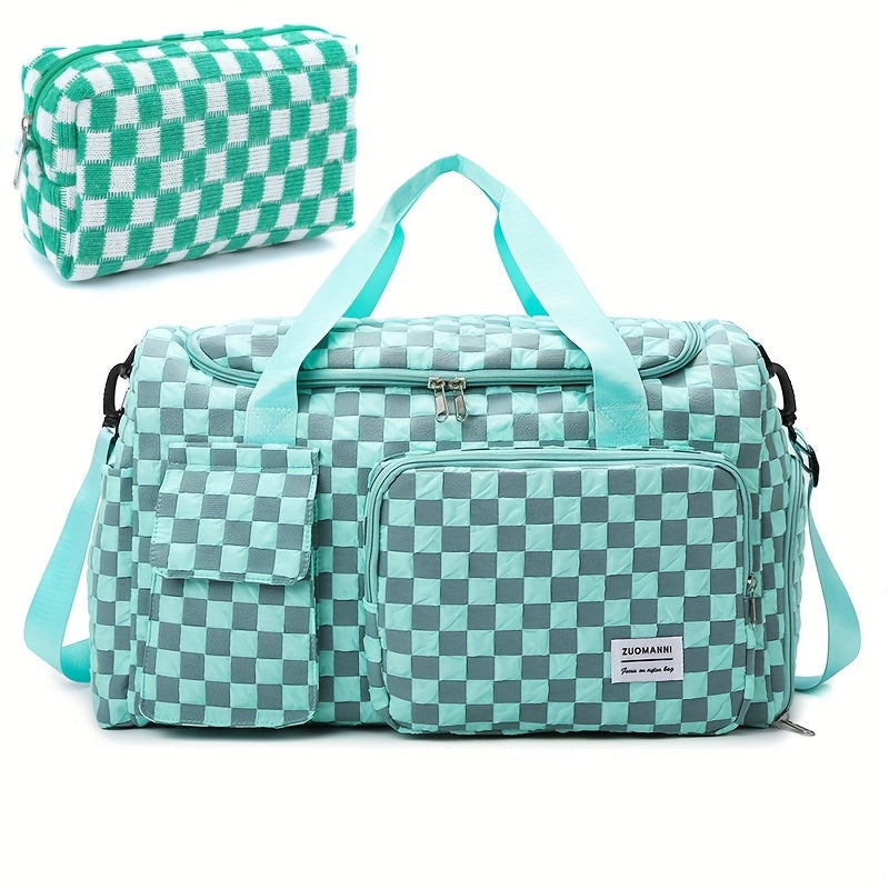 Travel Makeup Bag – 2-Piece, Foldable, for Travel – front view - product view 31