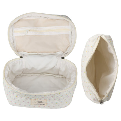 Travel Makeup Bag – 2-Piece, Quilted, Large Capacity, for Travel – detail view 11