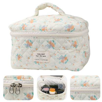 Travel Makeup Bag – 2-Piece, Quilted, Large Capacity, for Travel – detail view 30