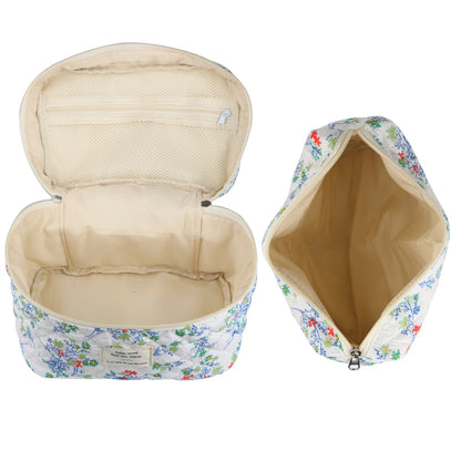 Travel Makeup Bag – 2-Piece, Quilted, Large Capacity, for Travel – detail view 33
