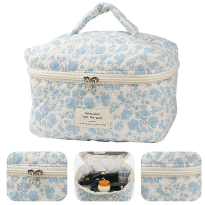 Travel Makeup Bag – 2-Piece, Quilted, Large Capacity, for Travel – detail view 39