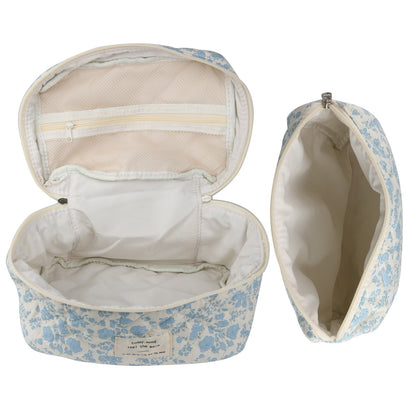 Travel Makeup Bag – 2-Piece, Quilted, Large Capacity, for Travel – detail view 7