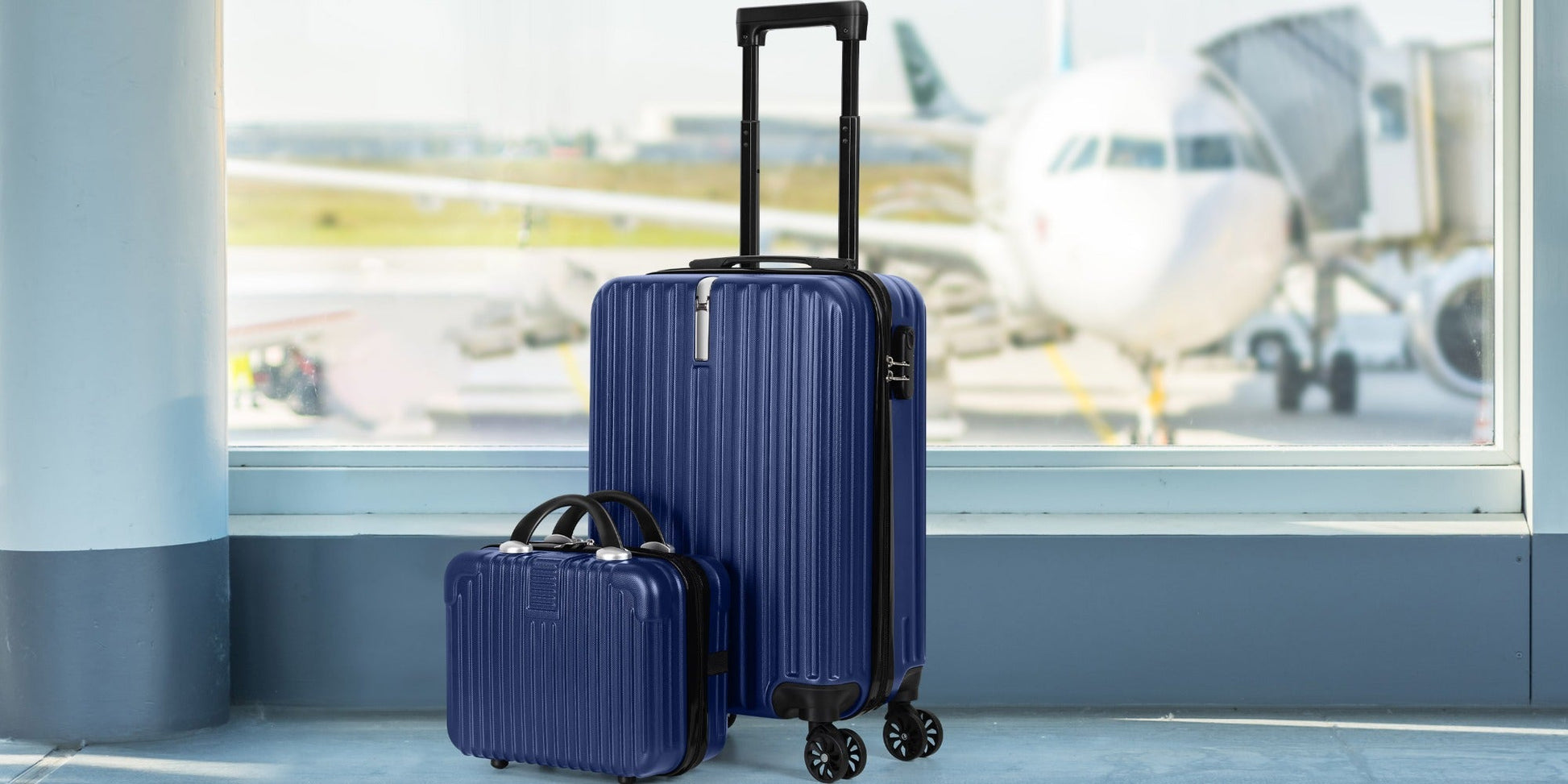 Travel Makeup Bag – 2-Piece, 20 Inch, 14 Inch, TSA Lock – detail view 23