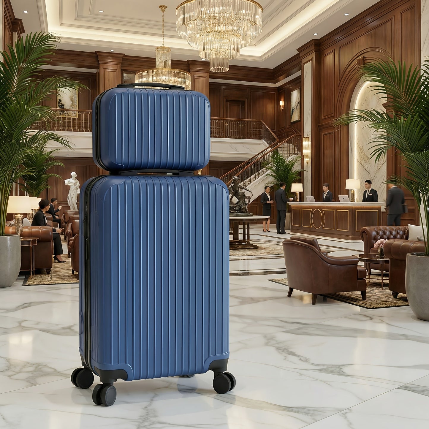 Travel Makeup Bag – 20 Inch, Spinner Wheels, for Travel – detail view 9