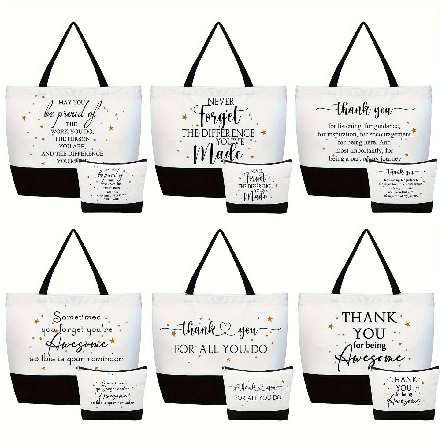 Travel Makeup Bag – 24 Pack, for Work – front view - product view 8