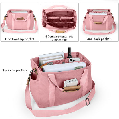 Travel Makeup Bag – 2PCS, Canvas, Multi-Pocket, for Travel & Work – detail view 24